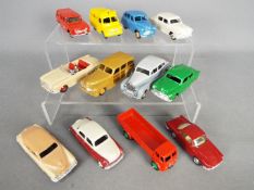 Dinky Toys, Corgi Toys - A collection of 12 repainted / restored diecast Dinky and Corgi Toys.