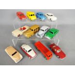 Dinky Toys, Corgi Toys - A collection of 12 repainted / restored diecast Dinky and Corgi Toys.