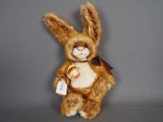 Charlie Bears - A Charlie Bears made soft toy in the form of a rabbit 'Cotton Sox CB114762 designed