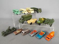 Dinky Toys, Matchbox - A small group of unboxed diecast vehicles.