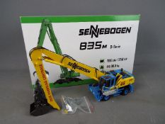 NZG - A boxed 1:50 scale diecast NZG #784 Sennebogen 835M Materials Handling Machine.