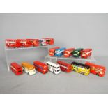 Matchbox - A fleet of unboxed Matchbox Superfast London Buses including some interesting variations