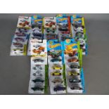 Hot Wheels - Approximately 40 carded Hot Wheels diecast vehicles on long cards from various ranges.