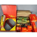 Triang Hornby - A group of boxed Triang Hornby OO gauge model railway trackside accessories,
