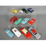 Dinky Toys, Corgi Toys - A collection of 12 repainted / restored diecast model vehicles.