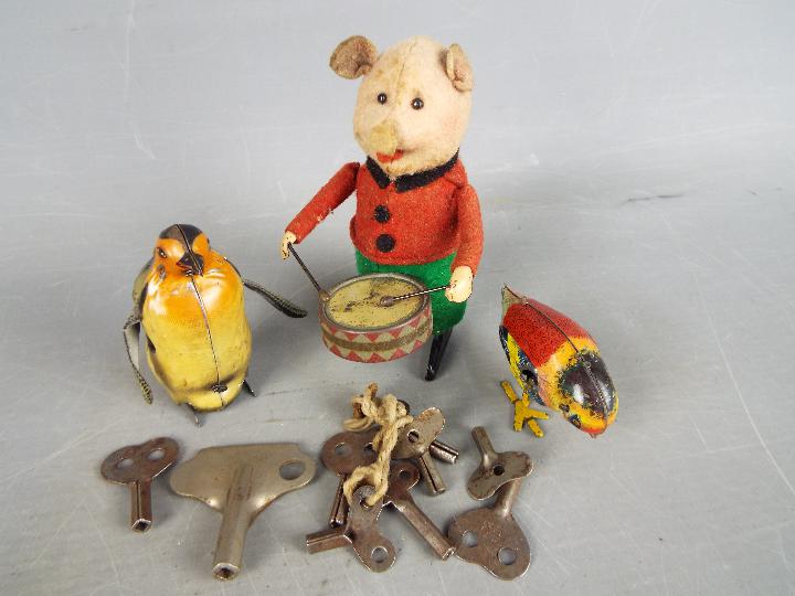 DRGM (Germany),Schuco, Other - Three vintage clockwork toys. - Image 2 of 2