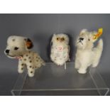 Steiff - a Steiff Mohair West Highland Terrier #033377 with yellow label and button,