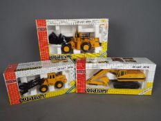 Joal - Three boxed diecast construction vehicles by Joal.