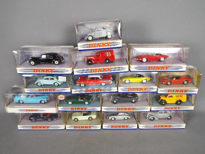 Matchbox Dinky - A collection of 16 boxed Matchbox Dinky diecast model cars.