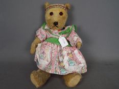 Chiltern Hugmee - An unmarked vintage teddy bear believed to be a Chiltern Hugmee bear dating from