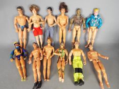 Hasbro, Mattel, LJN, Lanard - A group of 12 unboxed action figures including modern Action Man,