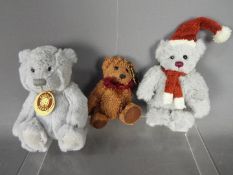 Charlie Bears - three Charlie Bears to include Cook TB2011003 with label to back and tag,