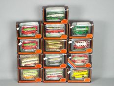 EFE - A collection of 13 boxed 1:76 scale model buses by EFE including some Code 3 models.