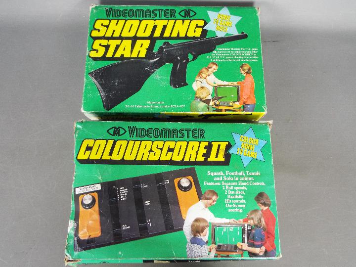 Videomaster - a Videomaster Shooting Star, home TV rifle game and a Videomaster Colourscore II,
