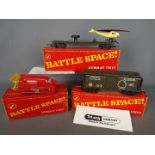 Triang Hornby - A trio of boxed Hornby OO Gauge 'Battle Space' accessories.