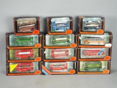 EFE - An armada of 12 boxed 1:76 scale model buses by EFE including some Code 3 models.