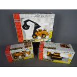 Joal - Three boxed diecast 1:50 scale construction vehicles by Joal.