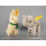 Steiff - a mohair Steiff rabbit #032479, approx 12 cm ( h ) with tag,