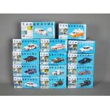 Vanguards - A group of 14 boxed diecast police vehicles from Vanguards.