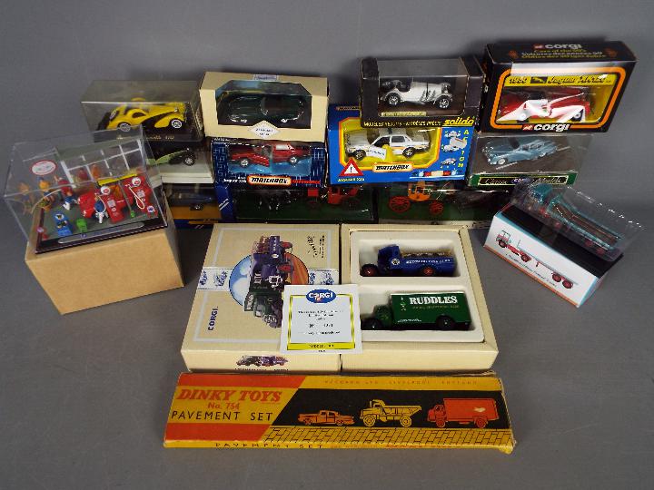 Dinky Toys, Matchbox, Corgi, Solido, Brumm - An eclectic collection of diecast vehicles.