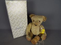 Chad Valley - An unmarked golden mohair teddy bear believed to be a 1920's Chad Valley 'Smiler'