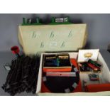 Hornby - An unboxed Hornby O gauge clockwork train set and accessories.