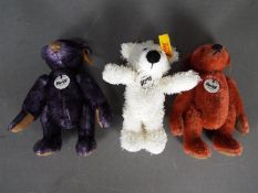Steiff - three Steiff bears to include #040276, #040252, #111785, all with tags,