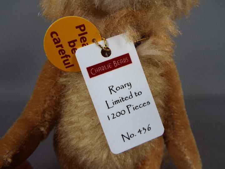 Charlie Bears - A Limited Edition Charlie Bears made soft toy lion from the Minimo Collection - Image 5 of 5