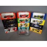 Onyx, Minichamps - A grid of 13 boxed diecast F1 racing cars predominately by Onyx.