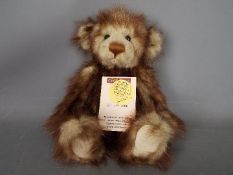 Charlie Bears - A Charlie Bears Limited Edition soft toy teddy bear 'Crumble' CB194403B,