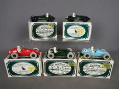 Varney Collectors (Copycat Models) - A boxed collection of five white metal racing car models by