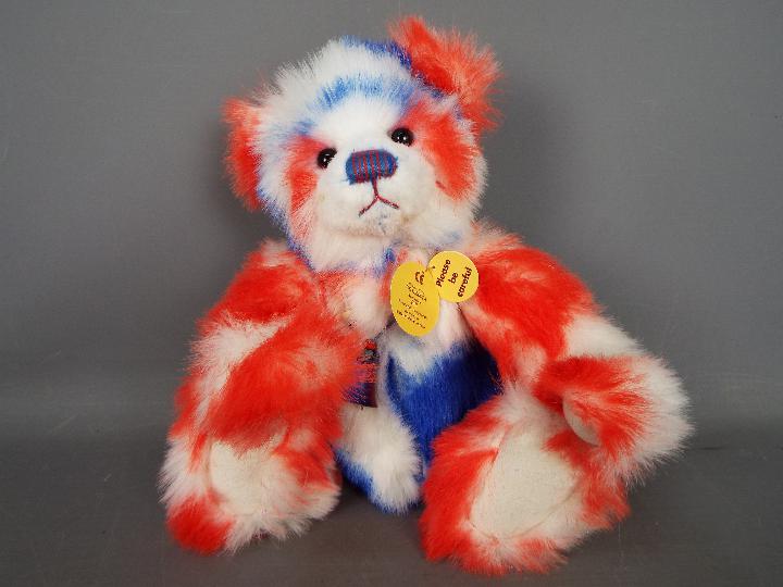 Charlie Bears - A Charlie Bears soft toy teddy bear 'Brit' CB125092A, designed by Isabelle Lee.