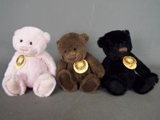 Charlie Bears - three Charlie Bears to include Columbus TB2011004,