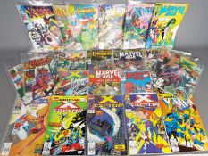 Marvel - A group of 25 modern age comics, predominately contained in clear plastic sleeves.