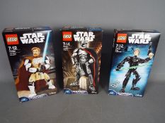 Lego, Star Wars - Three boxed Lego Star Wars sets.