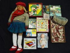 Tiger Toys (Petersfield), Victory, Merit - A collection of vintage toys, dolls, books,