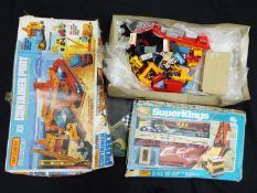 Matchbox - A Matchbox Playset ' Container Port' which appears in Playworn condition in a Poor box,