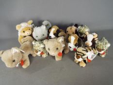 Suzy Toys - A cuddly herd of 12 soft plush animal toys from Suzy Toys.