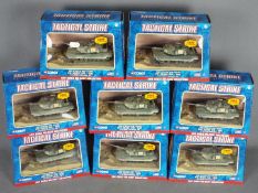 Corgi Tactical Strike - Eight boxed diecast Corgi US95123 M1A1 Abrams Tanks - USMC from the Corgi