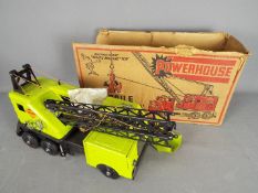 Marx - A boxed Powerhouse Mobile Crane Truck by Marx.