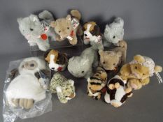 Suzy Toys - A cuddly herd of 12 soft plush animal toys from Suzy Toys.