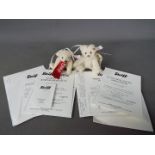 Steiff - two limited edition Steiff bears comprising Teddy Bear Angel Ornament with certificate of