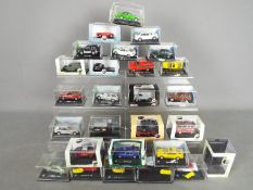 Oxford Diecast, Cararama - A boxed group of over 25 diecast vehicles mainly in 1:76 scale.