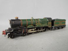 Hornby Dublo - An unboxed Hornby Dublo #20735 Castle Class 2-rail 4-6-0 Steam Locomotive and Tender