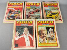 Tiger, Scorcher - A collection of over 40 'Tiger and Scorcher' comics dating from Jan - Dec 1976.