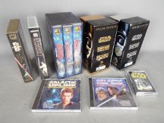 Star Wars - A small collection of VHS Star Wars videos including Star Wars Widescreen Special