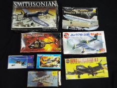 Airfix, Heller, Revell, Other - A collection of plastic model kits in various scales.