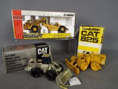 Joal, NZG - Three boxed diecast construction vehicles in 1:50 scale.