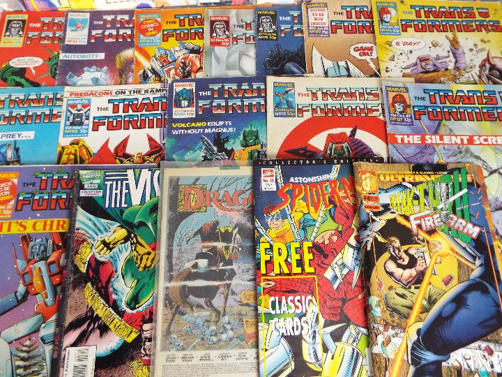 A collection of comics to include X-Men, Marvel Transformers, Spider-Man and similar, - Image 3 of 6
