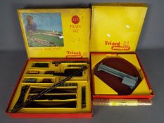 Triang - A boxed Triang TT Gauge TAX Electric Train set; with a Triang TT45 Hand Operated Turntable,